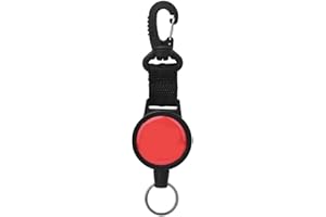 Heitune 1 Pcs Plongée sous-Marine en Acier Inoxydable Stretchable Crochet De Suspension Rapide Boucle De Presse De Plongée Accessoires (Boucle Nylon Suspendu)