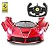 Price comparison product image La Ferrari Remote Control Cars for Kids | Opening Doors, Lights | 1:14 Official Licensed 2WD Drifting LaFerrari Aperta Electric Radio Controlled RC Car Toys for Boys Girls Kids | F150 Model Red 40Mhz