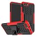Produktbild GOGME Funda Huawei Honor View 10, [Tough Armor Series] Robusta Armadura Híbrida TPU/PC, Protector interno TPU a prueba de Golpes + Soporte plegable Funda, Rojo