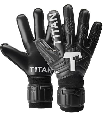T1TAN Beast – Gants De Gardien De But Sans Protection Des Doigts, Mousse 4 Mm Pro Grip, Unisexe, Tailles 6 à 12, Couleurs Variées