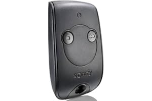 Somfy 1841026, Pilot Zdalnego Sterowania, 2 Kanały, Rts, Czarny