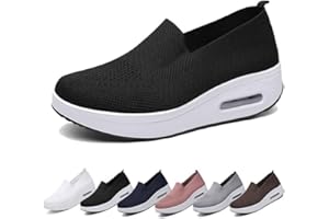 IXII Chaussures Femmes Baskets OrthopéDiques à Plateforme pour Femmes, Chaussures De Marche AntidéRapantes à Coussin d'air Chaussures OrthopéDiques De Course LéGèRes Et Respirantes