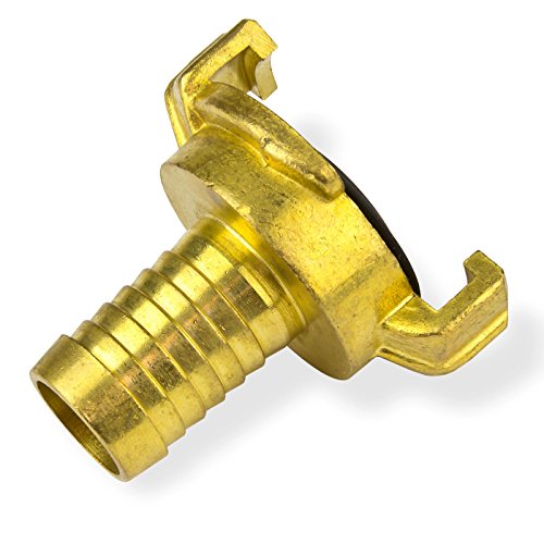 Stabilo-Sanitaer Messing Schlauchstück 1 Zoll 25 mm Schlauchanschluss Schlauchtülle mit GK-Kupplung, Klauenkupplung, Schlauchkupplung, Schnellkupplung - 2