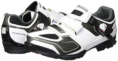 Shimano Erwachsene Fahrradschuhe MTB Radschuhe Breit SPD Klett-/Ratschenv. - 5
