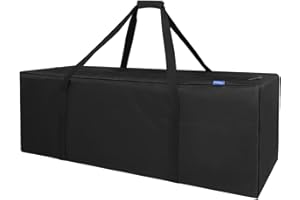 INFANZIA 155L Travel Duffle Bag - 42 Inch Extra Large Sports Duffel Luggage Bag Holdall with Upgraded Zipper, Sturdy & Water Resistant, Oversize, Black