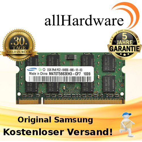 Preisvergleich Produktbild Samsung 2GB Arbeitsspeicher HP-Compaq Pavilion Notebook HDX9095EA