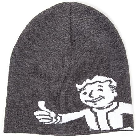 Fall Out 4 Beanie Hat Vault Boy Approves Official PS4 Xbox Grey One Size