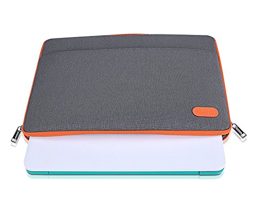 ProCase 14 – 15.6 Inch Schutztasche Laptop Sleeve für 15″ MacBook Pro/ Pro Retina, Ultrabook Notebook 14″ 15″ Lenovo Dell Toshiba HP Chromebook ASUS Acer (Dukelgrau) - 8