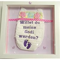 Willst du meine Godi werden ? als Windelbild