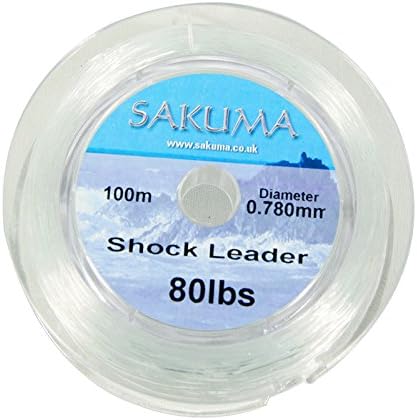 Sakuma NEW Shock Fishing Leader 100m 80lb