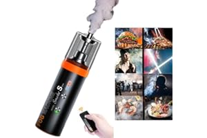 LENSGO Smoke S Mini Smoke Machine 15W with Remote Control, Portable Handheld Mist Machine for Photography, Night Club, Wedding, Party, DJ, Halloween (Black)…