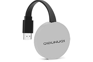 QIDUHUQI Miracast HDM Dongle, Wireless HDMI Dongle, Miracast Wireless HDMI Dongle,Compatible i-Pad/Android/i-OS a TV/Monitor (Compatible con Miracast, DLNA, Airplay)