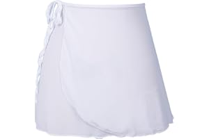 ranrann Gonnellino a Portafoglio da Danza Classica e Balletto in Chiffon per Donna Costume da Ballo Gonna Tango Rumba Cha Cha per Donne Adulti Taglia M