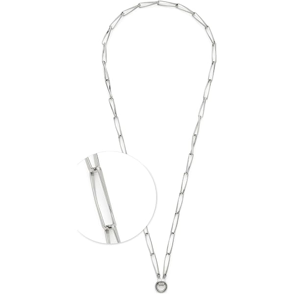 ASON-collar Con Colgante De Cadena De Media Perla Para Mujer, Etiqueta