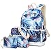 Produktbild Schulrucksack Set+Schultertasche +Geldbeutel/Casual Canvas Rucksack Maedchen Freizeitrucksack Daypacks Backpack