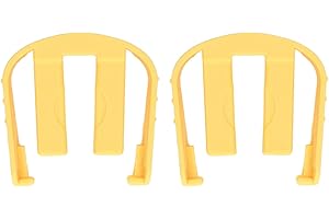 RIUULITY 2 Szt. Klips do Spryskiwacza Samochodowego, Myjka Ciśnieniowa do Samochodu w Domu Zamiennik Pistoletu Spustowego C Klip do Karcher K2 K3 K7(Żółty)