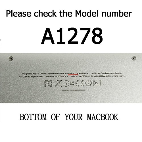 MacBook Pro 13 (Non-Retina) Hülle – L2W Schutzhülle Snap Case Tasche Cover für Apple MacBook Pro 13″ 13.3″ zoll Modell:A1278 – Kristall - 3