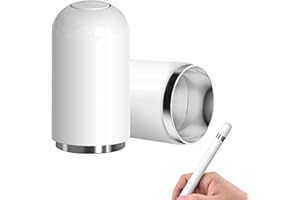 LoQuick 2 Pezzi Tappo Magnetico per Apple Pencil, Tappi di Ricambio per Pencil 1a Generazion, Tappo Magnetico per Apple Pencil, Compatibili con Apple Pencil di 1a Generazione