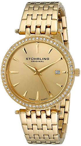 Stuhrling Original 579.03 Damen-Armbanduhr Analog Quarz Edelstahl