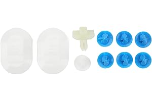 ‎TKSE TKSE Seitenschweller Befestigungsclip Set, 10 teiliges Auto Seitenschweller Befestigungsclip-Set 1610186180 Starker Klemmkraft Ersatz Für Citroen DS3 2009-2015