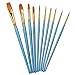 Produktbild 12 Künstlerpinsel, Premium Nylon Pinsel für Aquarell, Acryl Ölgemälde usw. Perfektes Pinsel Set für Anfänger, Kinder, Künstler und Gemälde Liebhaber