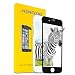 Produktbild Iphone 7plus 8plus Panzerglas Schutzfolie, Morecoo 5.5 inch 9H Härtegrad 3D Full Coverage 99% Transparenz Panzerfolie Schutzfolie (iPhone 7plus 8plus, Schwarz)
