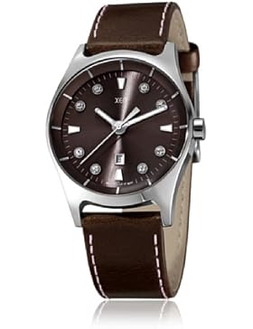 XEN Damenuhr braun mit Swarovski Crystals XQ0248