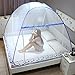 Produktbild XEHbaby Pop-Up Moskito/Folding Moskitonetz Zelt Baldachin Vorhänge für Betten Anti Mückenstiche Falten Design mit Netzboden für Babys Erwachsene Reise,200x220cm
