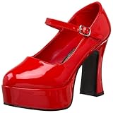  Pleaser Mar50, Unisex-Erwachsene Mary Jane Halbschuhe, Red (Red Pat), 37 EU (4 UK)