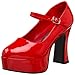Produktbild Pleaser  Mar50,  Unisex-Erwachsene Mary Jane Halbschuhe, Red (Red Pat), 44 EU (11 UK)