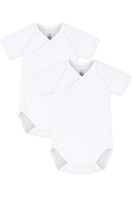 Body Petit Bateau Noi - Pacco Da 3, Maniche Corte, Unisex Bimbi - Foto 9
