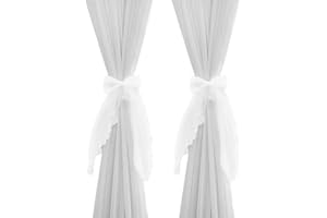 Hggzeg Vorhang-Raffhalter mit Schleife, 2 Stück