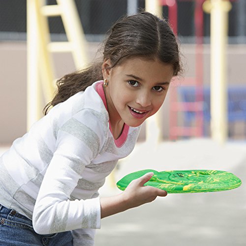 US Sense 9 Inch Flying Frisbee Foam Sport Discs for Adults,Kids,Family,Pet DIY Creativity Cool Throwing Toys Garden/Beach Games 4pack/box Present