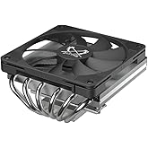 Scythe Big Shuriken 4 Low Profile CPU Cooler, 120mm Slim Fan, Intel & AMD Uyumlu, Sessiz İşlemci Soğutucu - Siyah