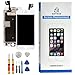 Produktbild Sintron iPhone 6S LCD Bildschirm Ersatz - iPhone 6S 4.7" Weiß Komplett Montiert Einschließlich Originalteile Frontkamera, Näherungssensor, Hörmuschel Lautsprecher, LCD Bildschirm + Werkzeug & Anleitungen (iPhone 6S, Fully Assembled-White)