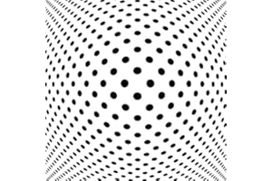 ARTISTIC SPONGE Pochoir réutilisable moderne à pois - Format A3, A4, A5 et plus grandes tailles - Moderne / DECO1 (pochoir réutilisable en PVC, format A4 - 210 x 297 mm, 21,1 x 29,7 cm)