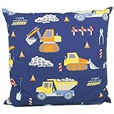 Kissen Quadrat Kinder Baustelle (11472)