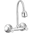 Anatomix Aqua Wall Mounted Sink Mixer with Modular Shower spout for Kitchen Sink Modular Spout Faucet Sink taps, Brass, Chrome Finish