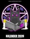Kalender 2020: Hexenbuch - Schwarze Magie - Pentagramm - Schwarze Katze Kalender Terminplaner Buch - Jahreskalender - Wochenkalender - Jahresplaner by 