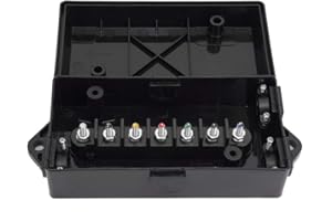 CHANGOR Trailer Junction Box Waterproof Wiring Junction Box, Gang Junction Box Trailer Cables Power Connectors