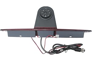 KNRAGHO Cámara de Marcha atrás específica para Furgonetas Mercedes MB W906 Sprinter Transporter 2006 +/VW Crafter Transporter 2006-2016, con Luces led (Sin Monitor)