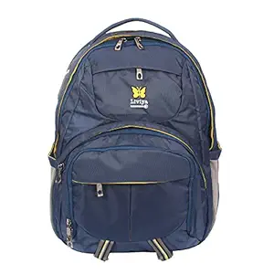 Liviya Polyester 37 Liters Royal Blue Laptop Backpack (sb630
