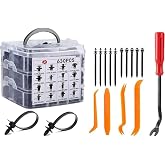 Busstier Ara&ccedil; Tamir Trim Seti Oto Klips Fastener 630 Par&ccedil;a D&ouml;şeme S&ouml;kme Aparatı Kapı Panel Tampon Bağlantı Elemanları Onarım 