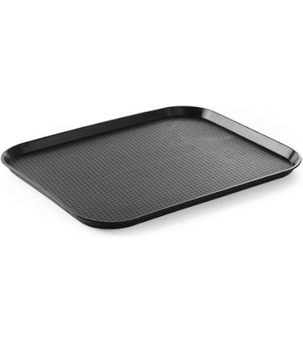 APS Blattschale MARONE – Aus Melamin, 25,5x14 Cm, Schwarz Mit Braunem Rand, Bruchstabil