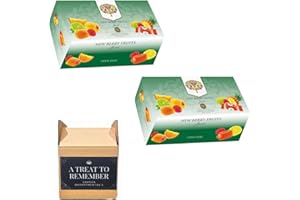 SHANZA DEPARTMENTAL'S New Berry Fruits Jewels Assorted Soft-Centered Fruit Jellies Delightful Individually Wrapped 250g (Pack of 2)