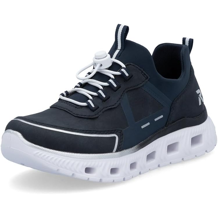 Rieker Heren Sneakers 04301, grootte:42, kleur:Blauw