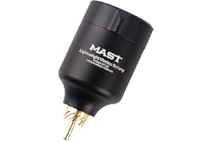 MAST TATTOO Mast wireless short battery power supply super high capacity for RCA rotary tattoo pen machine black