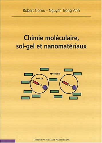 Livres Couvertures de Chimie moléculaire, sol-gel et nanomatériaux