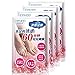 CRAVOG 6 Pairs Baby Foot Peeling Renewal Mask Remove Dead Skin Cuticles Heel