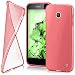 Produktbild MoEx Nokia Lumia 630 Hülle Silikon Transparent Rot [OneFlow Clear Back-Cover] TPU Schutzhülle Dünn Handyhülle für Nokia Lumia 630/635 Dual SIM Case Ultra-Slim Silikonhülle Rückseite